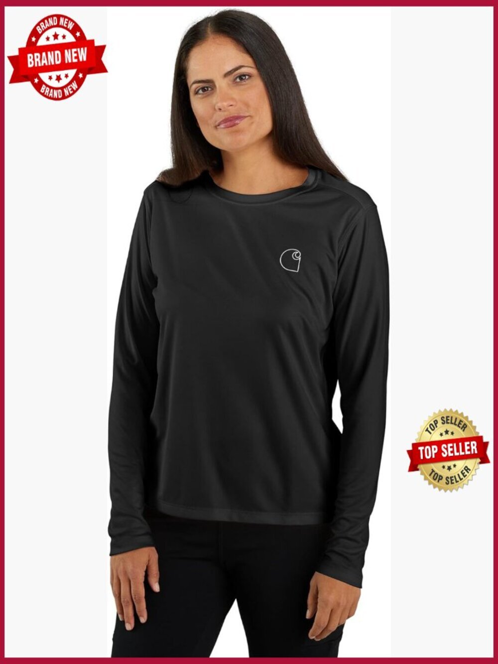Relaxed Fit Long Sleeve Tech T-Shirt UPF 50+ Sun Protection